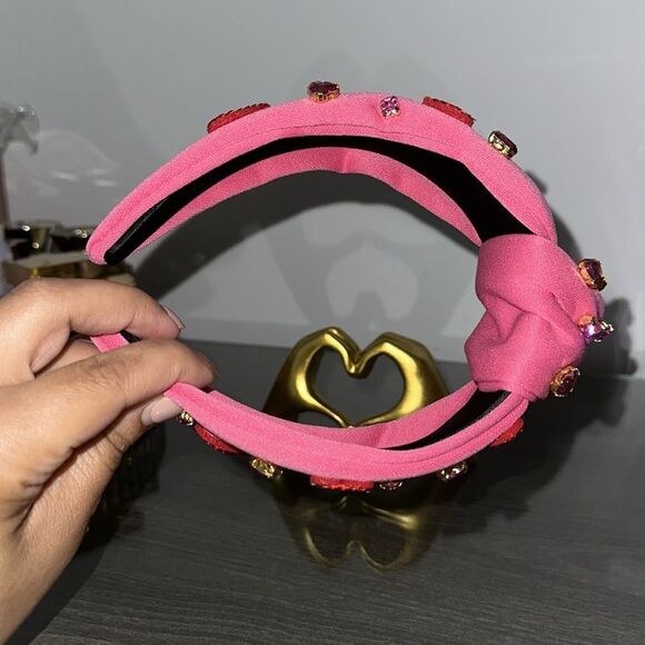 Beautiful Red Heart Embellished Headband *Only have one red rose color - Picture 6 of 6